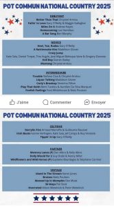 Lire la suite à propos de l’article POT COMMUN NATIONAL COUNTRY 2025